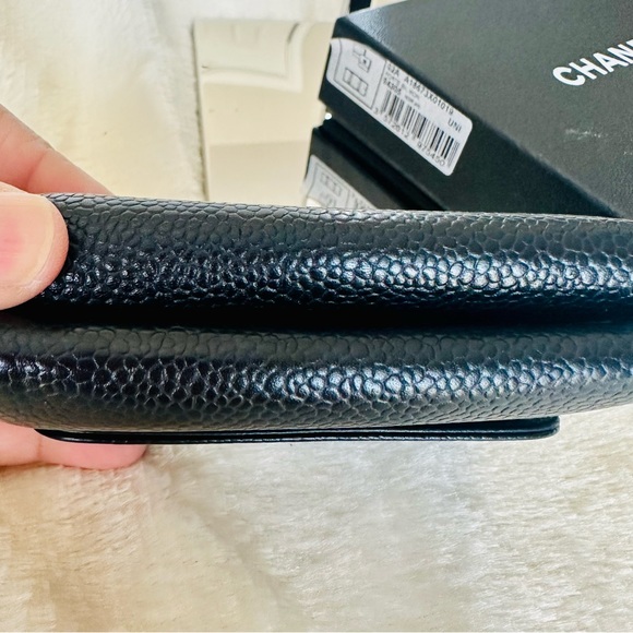 Chanel Caviar Leather Compact Wallet - Picture 15 of 16